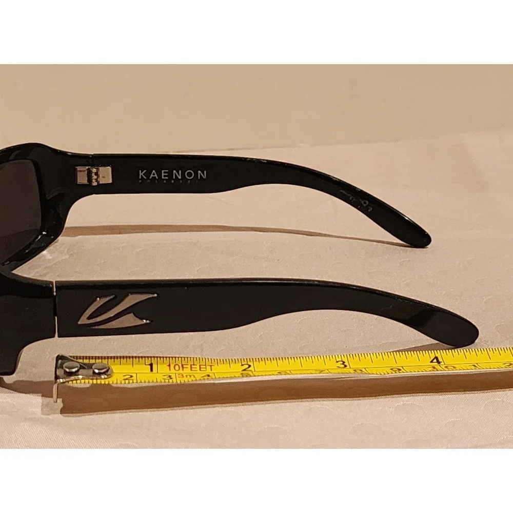 Kaenon Bolsa Black Framed Polarized‎ Sunglasses Made In Italy Mens